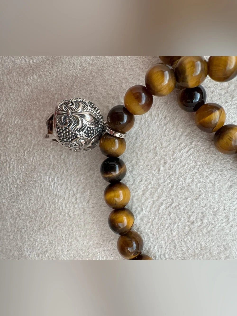 Thomas Sabo KE1639-826-2-L60 Rebel at Heart Tiger’s Eye Maori Skull Necklace